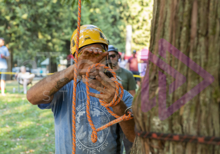 The PNW ISA, BC Tree climbing competiton