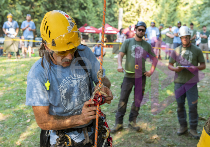 The PNW ISA, BC Tree climbing competiton