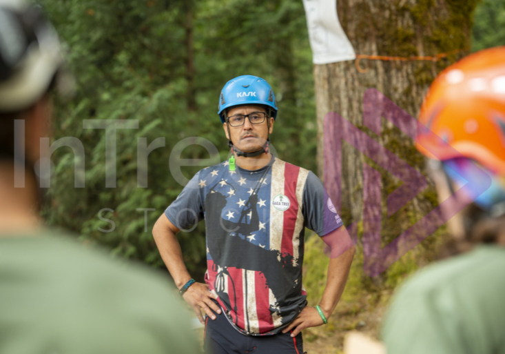 The PNW ISA, BC Tree climbing competiton Masters event