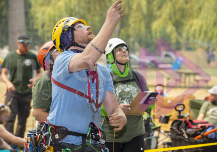 The PNW ISA, BC Tree climbing competiton Masters event